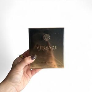 NIB Versace Crystal Noir Eau De Parfum 3 Fl Oz